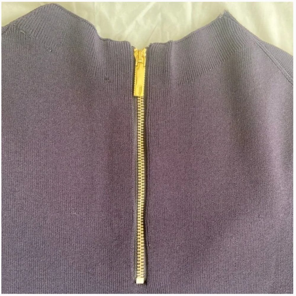 Ted Baker Hethia Pleat Knit Dress navy white size 1 *PLEASE READ* - Picture 9 of 16
